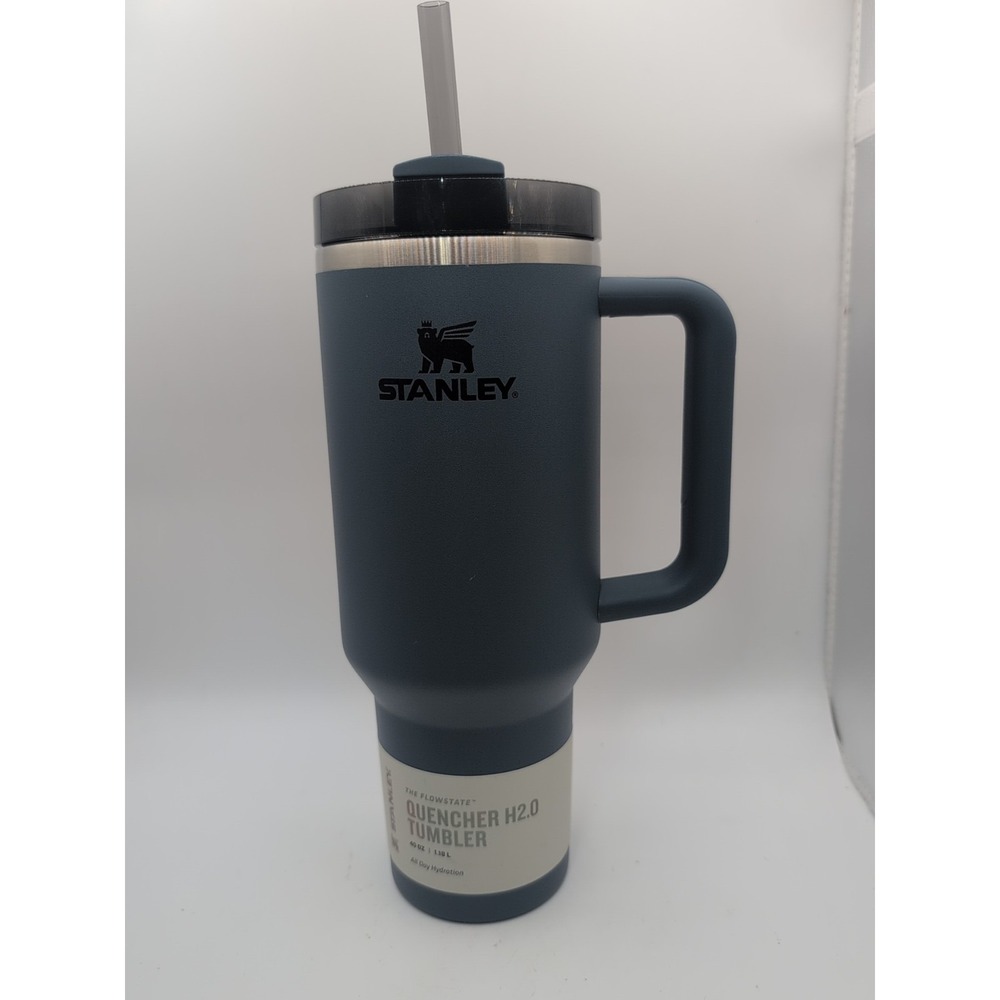 Stanley Stainless Steel H2.0 Flowstate Quencher Tumbler - 40 oz, Blue Spruce
